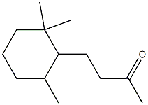 4-(2,6,6-TRIMETHYLCYCLOHEXYL)-2-BUTANONE 化学構造式