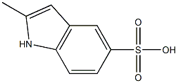 2-METHYLINDOLE-5-SULFONICACID Structure