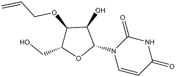3'-O-Allyl-D-uridine,,结构式
