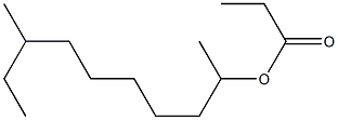 8-METHYLDECAN-2-YL PROPIONATE Structure