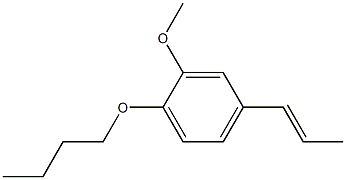 BUTYL ISO-EUGENOL Structure