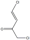 1,4-dichloro-buten-2-one 化学構造式