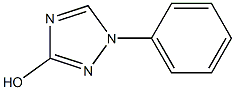 1-phenyl-3-hydroxyl-1,2,4-triazole Struktur