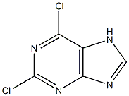 2,6-dichlorpurine Struktur