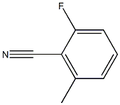 2-fluro-6-methylbenzonitrile 化学構造式