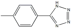 5-p-tolyl tetrazole Struktur