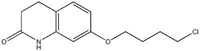 7-(4-chlorobutoxy)-3,4-dihydro-2 (1H)-quinolione Struktur
