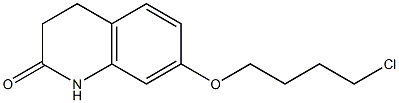 7-(4-chlorobutoxy)-3,4-dihydro-2 (1H)-quinolione,,结构式