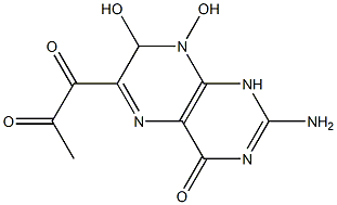 1-(2-amino-7,8-dihydroxy-4-oxo-1,7-dihydropteridin-6-yl)propane-1,2-dione Structure