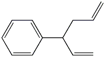 (1-Vinyl-3-butenyl)benzene.,,结构式