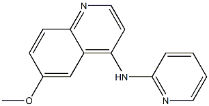 6-methoxy-N-(pyridin-2-yl)quinolin-4-amine Structure