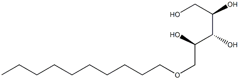 Lyxitol, 1-O-decyl- 结构式