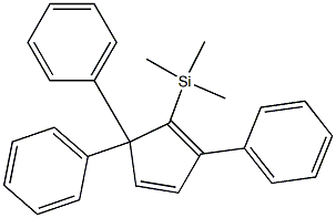 Trimethyl(2,5,5-triphenyl-1,3-cyclopentadien-1-yl)silane