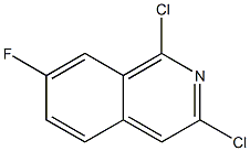 1,3-Dichloro-7-fluoroisoquinoline 98% Structure