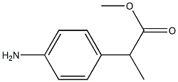 METHYL A-METHYL P-AMINOPHENYLACETATE Structure