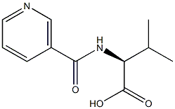 NICOTINOYL-L-VALINE Structure