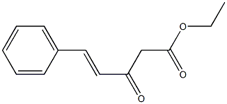 ethyl benzalacetoacetate Struktur