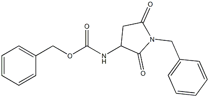  benzyl1-benzyl-2,5-dioxopyrrolidin-3-ylcarbamate