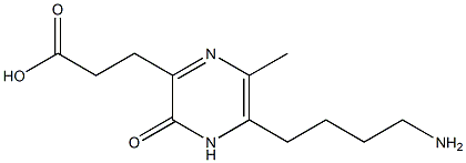 6-(4-aminobutyl)-3-carboxyethyl-5-methyl-2(1H)-pyrazinone