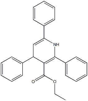 ethyl-1,4-dihydro-2,4,6-triphenylpyridine-3-carboxylate Structure