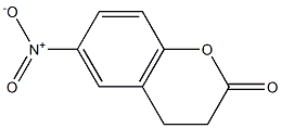 3,4-dihydro-6-nitrocoumarin,,结构式