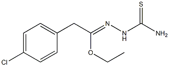 ethyl 4-chlorophenylacetate thiosemicarbazone