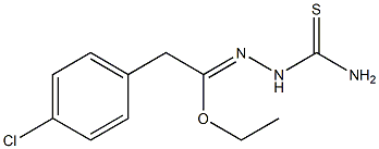  ethyl 4-chlorophenylacetate thiosemicarbazone