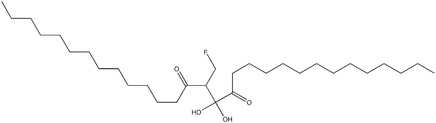 1,2-dimyristoyl-3-fluoropropanediol,,结构式