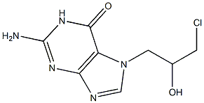 7-(3-chloro-2-hydroxypropyl)guanine