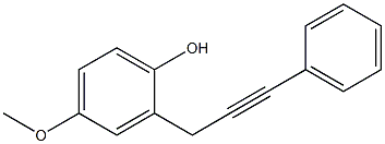 4-methoxy-2-(3-phenyl-2-propynyl)phenol|