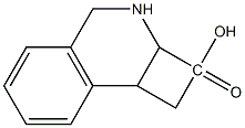 3,4-methano-1,2,3,4,-tetrahydroisoquinoline-3-carboxylic acid Struktur