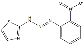 1-(o-nitrophenyl)-3-(-thiazolyl)triazene 结构式