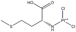 dichloro(d-methionine-n,s)platinum(II) Structure