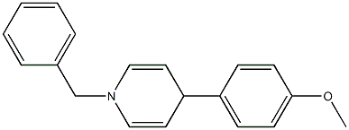 N-benzyl 4-(4-methoxyphenyl)-1,4-dihydropyridine 结构式