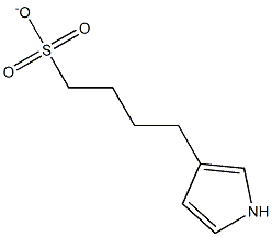 4-(3-pyrrolyl)butanesulfonate 化学構造式
