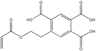 4-acryloxyethyltrimellitic acid Structure