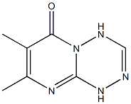 1,4-dihydro-7,8-dimethyl-6H-pyrimido(1,2-b)-1,2,4,5-tetrazin-6-one|