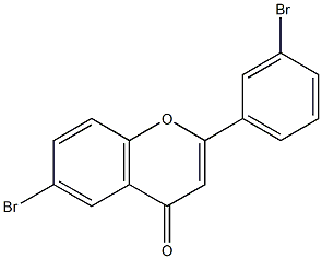 6,3'-dibromoflavone Struktur