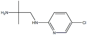 2-((5-chloro-2-pyridinyl)amino)-1,1-dimethyl-ethylamine Structure