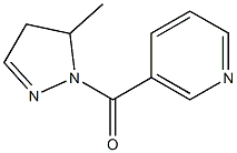 5-methyl-1-nicotinoyl-2-pyrazoline,,结构式