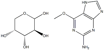 2-amino-6-methoxypurine arabinoside Structure