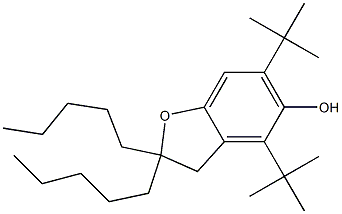 2,3-dihydro-5-hydroxy-2,2-dipentyl-4,6-di-tert-butylbenzofuran