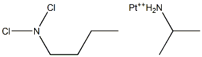 dichloro(butylamine)(isopropylamine)platinum(II) Structure