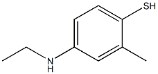 4-ethylamino-2-methylthiophenol Struktur