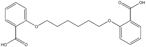 1,6-bis(carboxyphenoxy)hexane Structure