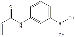 3-acrylamidophenylboronic acid 结构式