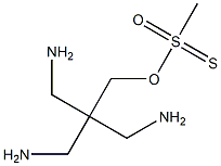 2,2-bis(aminomethyl)-3-aminopropyl methanethiosulfonate 化学構造式