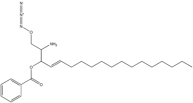 3-O-benzoyl azidosphingosine Structure