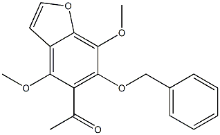  5-acetyl-6-benzyloxy-4,7-dimethoxybenzofuran