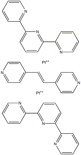 4,4'-vinylenedipyridine bis(2,2'-6,2''-terpyridineplatinum(II))